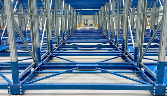   Scaffalature porta pallet compattabili Safim Logistic 